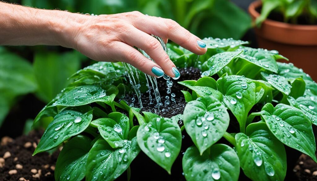 watering your Scindapsus plant