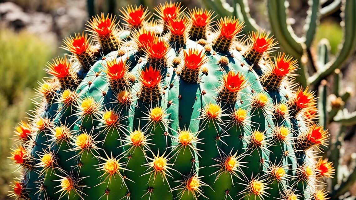 when a cactus flowers