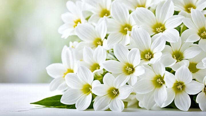 white flowers