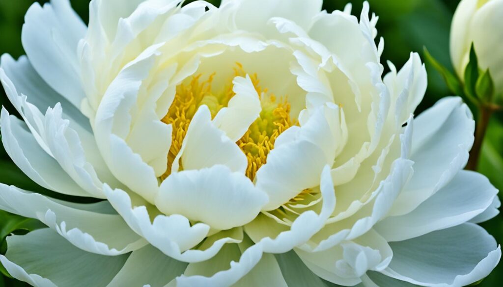 white peonies