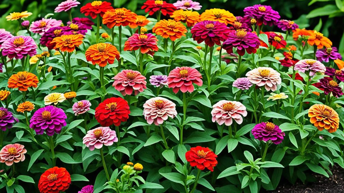 zinnia flowers